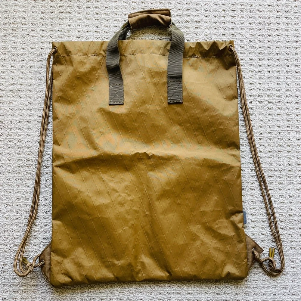 Snow Peak X-Pac Nylon Drawstring Backpack